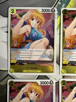 [4x Playset] O-Nami - Wings of the Captain (OP06) - One Piece CCG TCG - Image 2