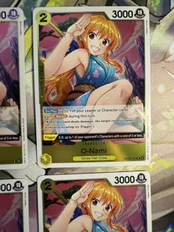 [4x Playset] O-Nami - Wings of the Captain (OP06) - One Piece CCG TCG - Image 3