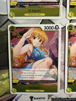 [4x Playset] O-Nami - Wings of the Captain (OP06) - One Piece CCG TCG - Image 4