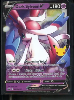 Dark Sylveon V SWSH134 SWSH: Sword & Shield Promo Cards Holo - Image 1