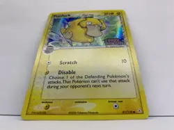 Psyduck 81/110 EX Holon Phantoms Pokemon Card Reverse Holo Common NM - Image 2