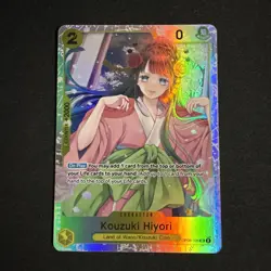 OP06-106 Kouzuki Hiyori : Super Rare One Piece English TCG Card CCG - Image 1