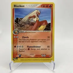 Blaziken 15/109 EX Ruby and Sapphire (2003) lp Pokemon Card - Image 1