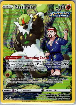 Passimian TG08/TG30 SWSH12: Silver Tempest Trainer Gallery - Pokemon Card - NM - Image 1