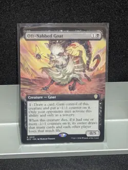 Oft-Nabbed Goat EXTENDED ART X1 NM Lorwyn Eclipsed MTG - Image 1