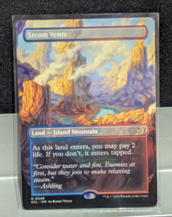 Steam Vents BORDERLESS REVERSIBLE X1 NM Lorwyn Eclipsed MTG - Image 1
