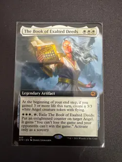 The Book of Exalted Deeds - MTG EXTENDED ART LP/NM - Image 1