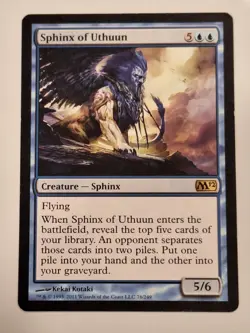 Sphinx of Uthuun - Magic 2012 Core Set M12 Magic the Gathering MTG Nice! - Image 1
