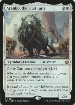 Arahbo, the First Fang - FOIL - R Foundations 2 - MTG - Image 1