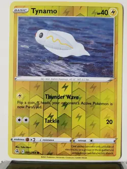 REVERSE HOLO Tynamo 095/264 NM - Yuka Morii Clay Art Fusion Strike Pokemon Card - Image 1