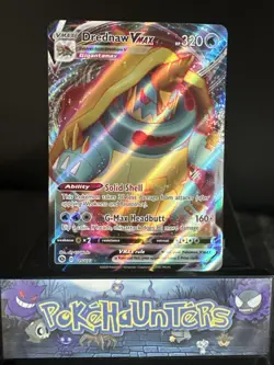 Pokemon Card Drednaw VMAX 015/073 Champions Path Full Art Ultra Rare Near Mint - Image 1