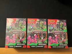 x3 SEALED Pokemon Shrouded Fable Booster Bundles (6 Packs Per Bundle) - 18 Packs - Image 1