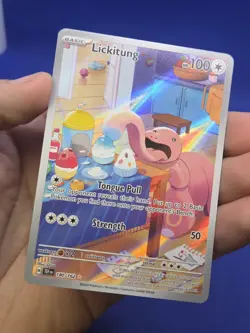 Pokemon SV SV05 Temporal Forces Lickitung 180/162 Illustration Rare IR NM - Image 2