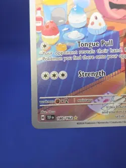 Pokemon SV SV05 Temporal Forces Lickitung 180/162 Illustration Rare IR NM - Image 5
