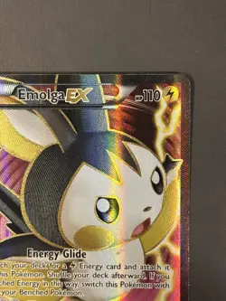 Emolga EX 143/146 - XY Base Set Full Art Holo Pokemon TCG MP - Image 2