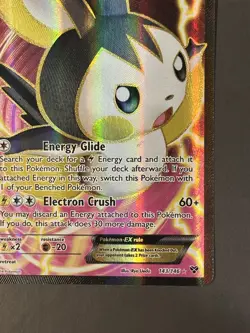 Emolga EX 143/146 - XY Base Set Full Art Holo Pokemon TCG MP - Image 3