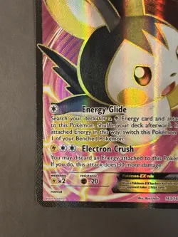Emolga EX 143/146 - XY Base Set Full Art Holo Pokemon TCG MP - Image 4
