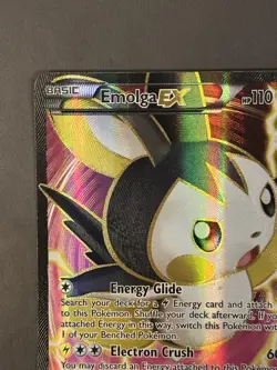 Emolga EX 143/146 - XY Base Set Full Art Holo Pokemon TCG MP - Image 5