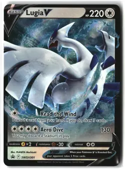 Lugia V ⭐ SWSH301 Holo Promo Sword & Shield 2019 Pokemon NM - Image 1