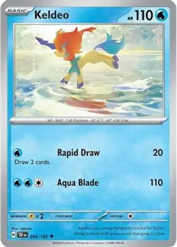 Keldeo - Normal Pokemon Scarlet & Violet Temporal Forces (044/162) - Image 1