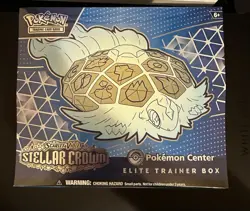 Pokemon TCG Scarlet & Violet Stellar Crown Pokemon Center ETB Elite Trainer Box - Image 1