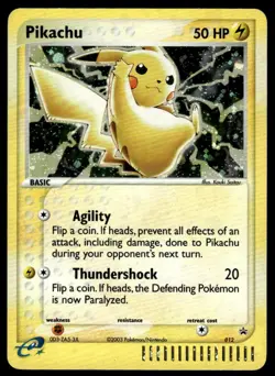 Pokemon TCG Nintendo Promos #012 Pikachu LP - Image 1