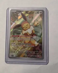 Pokemon TCG Eevee #173 Prismatic Evolutions ETB Black Star Holo Promo! - Image 1