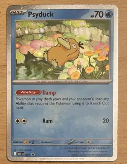 Psyduck MEP007 Black Star Promo - Cosmos Holo - Mega Evolution - Pokemon - Image 1