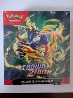 Pokemon Crown Zenith Booster Bundle - 6 Packs Factory Sealed - Image 1