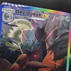 Pokemon Decidueye Pocket TCG Custom Made Fan Art Holo With Texture - Image 2