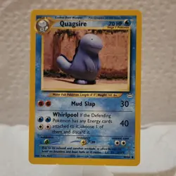 Pokemon Quagsire Neo Revelation 48/64 Common 70 HP English - Image 1
