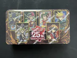 YuGiOh DUELING HEROES 25TH ANNIVERSARY TIN FACTORY SEALED - Image 1