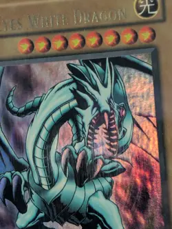 Yu-Gi-Oh! 2002 Blue-Eyes White Dragon LOB-001 1st Edition English BGS 9.5 - Image 3