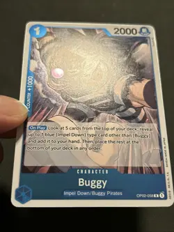 Buggy OP02-058 Paramount War Foil One Piece TCG NM - Image 4