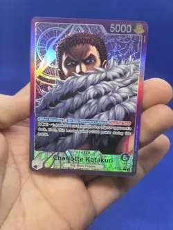 One Piece A Fist of Divine Speed Charlotte Katakuri OP11-062 Alternate Alt Art - Image 2