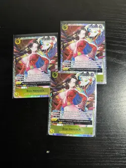 2026 One Piece Boa Hancock Op14-112 Sr PLAYSET 3x - Image 1