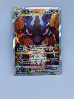Pokemon Card Lucario VSTAR SWSH291 Crown Zenith HOLO RARE - NM - Image 1