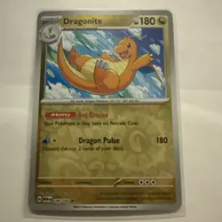 Dragonite Reverse Holo NM 149/165 Scarlet & Violet 151 Pokemon Card - Image 1