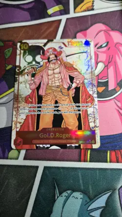 One Piece Card Game Gol.D.Roger OP09-118 SEC Alternate Art M/NM - Image 1