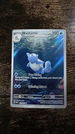 Blastoise ex Pokemon Card 170/165 Sv: Scarlet & Violet 151 Wartortle, Squirtle - Image 4