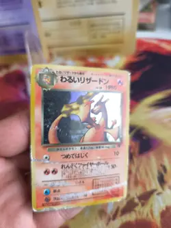 Pokemon Karte Card DARK Charizard Team Rocket Gang Glurak Holo Wotc japanese - Image 2