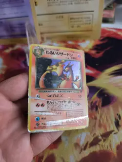 Pokemon Karte Card DARK Charizard Team Rocket Gang Glurak Holo Wotc japanese - Image 3