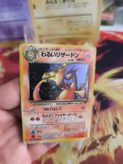Pokemon Karte Card DARK Charizard Team Rocket Gang Glurak Holo Wotc japanese - Image 4