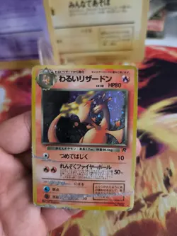 Pokemon Karte Card DARK Charizard Team Rocket Gang Glurak Holo Wotc japanese - Image 5