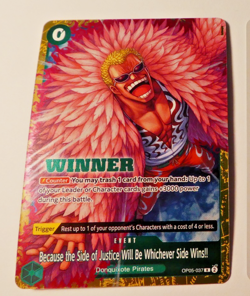 One Piece Card Game Carte Winner Holo OP05-037 EN Nm - Image 1