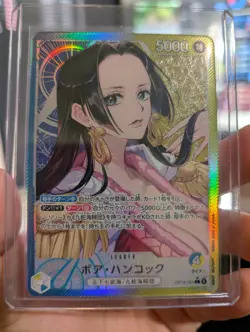 Boa Hancock Alt Art OP14-041 L The Azure Sea's Seven ONE PIECE Card Japanese NM - Image 1