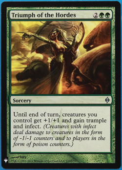 Triumph of the Hordes (Mystery Booster) New Phyrexia NM CARD (506365) ABUGames - Image 1