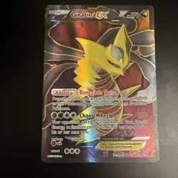 Giratina EX 93/98 Textured Full Art Pokemon Card - MP - Image 2