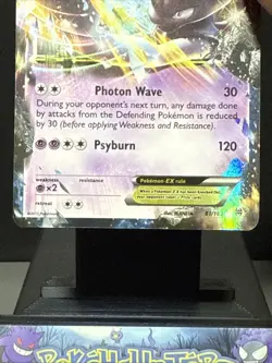Pokemon Card Mewtwo EX 61/162 XY BREAKthrough Half Art Ultra Rare Played - Image 3