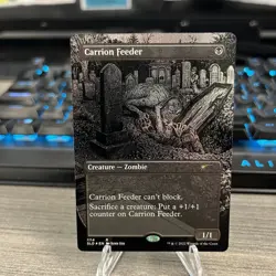 Magic The Gathering Carrion Feeder (Borderless) (Foil Etched) Secret Lair Drop - Image 1